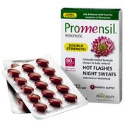 Promensil Menopause, Double Strength, Hot Flashes Relief, 30 Tablets, PharmaCare Labs