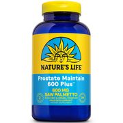 Prostate Maintain 600 Plus, 250 Vegetarian Capsules, Nature's Life