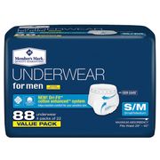 Protective Underwear for Men, Small/Medium, Value Pack, 88 ct, Member's Mark