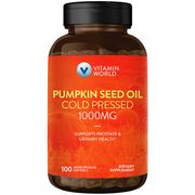 Pumpkin Seed Oil 1000 mg, 100 Rapid Release Softgels, Vitamin World
