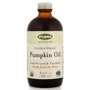 Pumpkin Seed Oil Liquid, Certified Organic, 8.5 oz, Flora Health