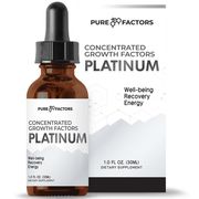 Pure Factors Platinum, Concentrated Growth Factors, 1 oz, Pure Solutions