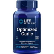 Optimized Garlic, Standardized Garlic Extract, 200 Vegetarian Capsules, Life Extension