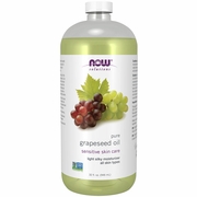 Pure Grapeseed Oil, 32 oz, NOW Foods