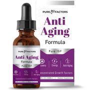 Pure Factors Pure IGF Regular 5 mg, Anti Aging Formula, 1 oz, Pure Solutions