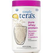 Pure Whey Protein - Plain Unsweetened, 12 oz, Simply Tera's