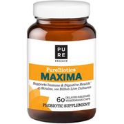 PureBiotics Maxima Probiotic, Value Size, 60 Delayed Release Vegetarian Capsules, Pure Essence Labs