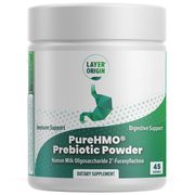 PureHMO Prebiotic Powder, Human Milk Oligosaccharide 2'-Fucosyllactose, 45 Servings, Layer Origin Nutrition
