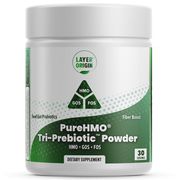 PureHMO Tri-Prebiotic Powder, HMO + GOS + Inulin FOS, 30 Servings, Layer Origin Nutrition