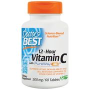 12-Hour Vitamin C with PureWay-C 500 mg, 60 Tablets, Doctor's Best