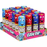 Push Pop Candy, Assorted Flavors, 24 Lollipops