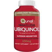 Qunol Mega CoQ10 Ubiquinol 100 mg, 120 Softgels