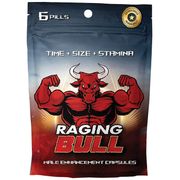 Raging Bull, Male Enhancement Capsules, 6 Pills, Cousins Group