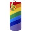 Rainbow Candle Pillar 5 Inch