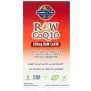RAW CoQ10 200 mg, 60 Vegetarian Capsules, Garden of Life
