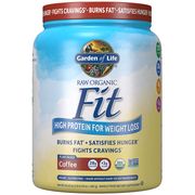 Raw Organic Fit Protein Powder - Coffee, 454 g (10 Servings), Garden of Life