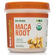 Raw Organic Maca Root Powder, 8 oz, BareOrganics Superfoods