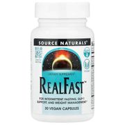 RealFast for Weight Management, 30 Vegan Capsules, Source Naturals