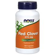 Red Clover 375 mg, 100 Capsules, NOW Foods