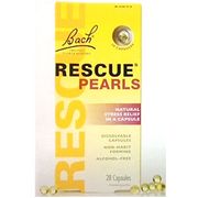 Rescue Pearls, Natural Stress Relief, 28 Capsules, Bach Flower Essences