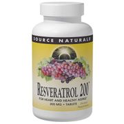 Resveratrol 200 mg, 120 Tablets, Source Naturals