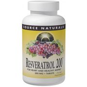 Resveratrol 200 mg, 60 Vegetarian Capsules, Source Naturals