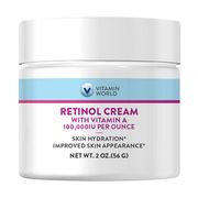 Retinol Cream with Vitamin A 100,000 IU, 2 oz, Vitamin World