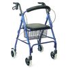 Rollators, Loop Brakes, Standard Height, Metallic Blue