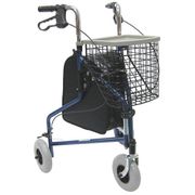 Rollators, Light Weight 3 Wheels, Metallic Burgundy, Karman