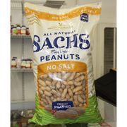 Sachs Unsalted Inshell Peanuts, 80 oz (5 lb)