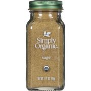Sage Leaf, Ground, 1.41 oz, Simply Organic