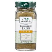 Sage, Rubbed, Dalmatian, Leaves, 0.4 oz x 6 Bottles, Spice Hunter