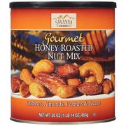 Savanna Orchards Gourmet Honey Roasted Nut Mix (Cashews, Almonds, Peanuts & Pecans), 30 oz (850 g)