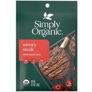 Savory Steak Marinade Mix, 0.7 oz, Simply Organic