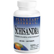 Schisandra 600 mg Tab, 240 Tablets, Planetary Herbals
