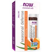 Seasonal Defense Essential Oil Blend Roll-On, 10 ml, NOW Foods