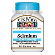 Selenium 200 mcg 60 Capsules, 21st Century Health Care