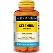 Selenium 200 mcg, 60 Tablets, Mason Natural