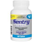 Sentry Senior Men's 50+, Multivitamin & Multimineral, 100 Tablets, 21st Century HealthCare