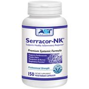Serracor-NK, Systemic Enzyme Formula, 150 Vegetarian Capsules, AST Enzymes