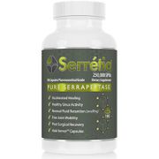 Serretia 250,000 SPUs, Pure Serrapeptase, 30 Capsules, Arthur Andrew Medical