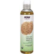Sesame Seed Oil, Organic, 8 oz, NOW Foods