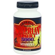 Siberian Eleuthero Sport 5000 180 caps from Imperial Elixir Ginseng