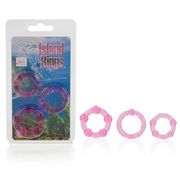 Clearance Sale 50% Off! Island Rings - Pink, 3 Sizes of All Purpose Rings, California Exotic Novelties