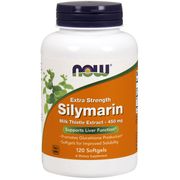 Silymarin Milk Thistle Extract 450 mg, Extra Strength, 120 Softgels, NOW Foods