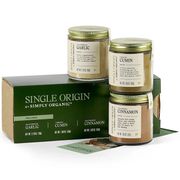 Single Origin Spice Kit (Garlic, Cumin & Cinnamon), 3 Pack, Simply Organic