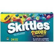Skittles Riddles Candy, Bite size Candies, 2 oz x 24 ct