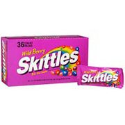 Skittles Wild Berry Candy, Bite size Candies, 2.17 oz x 36 ct