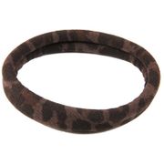Snake Print Hair Elastic Medium - Jessenia - Brown, 2 ct Per Card, DiPrima Beauty