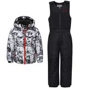 Snozu Kids' 2-piece Snowsuit, Gray/Black